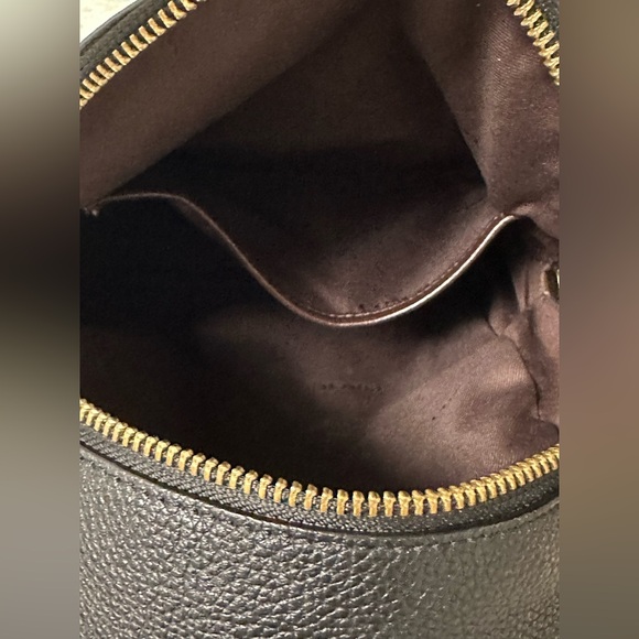 Coach Black Leather Backpack Purse - Picture 4 of 16